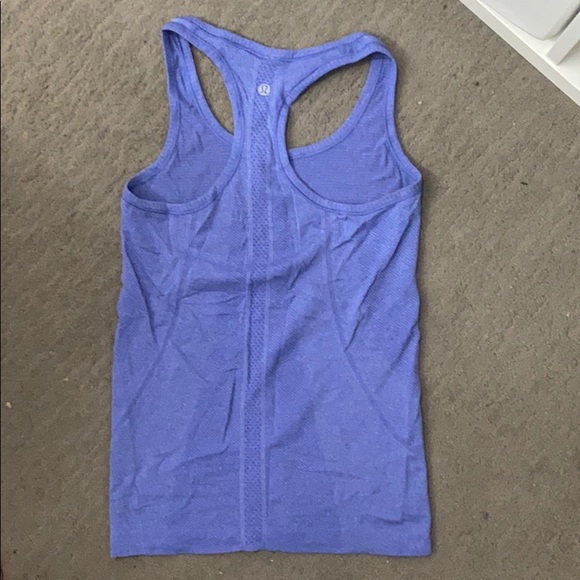 Blue Lululemon Racer Tank - Picture 2 of 2